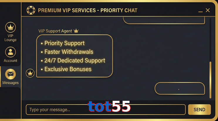 Payment and PKR controls in Tot55